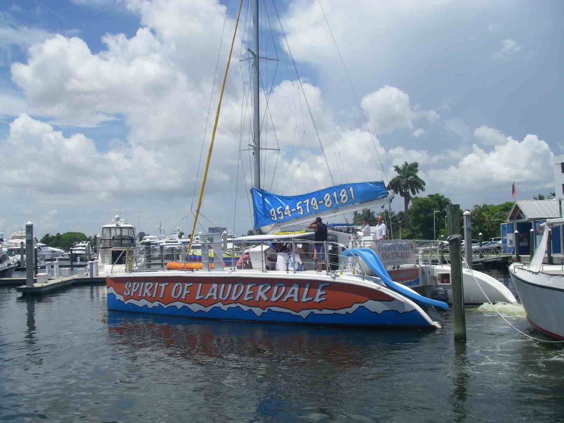 spirit of lauderdale catamaran and yacht charters services