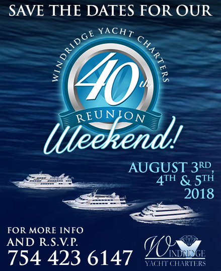 Windridge Yacht Charters 40th Reunion Event